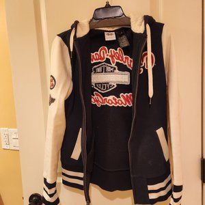 Harley Davidson zip up sweatshirt